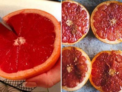 Запеченный грейпфрут