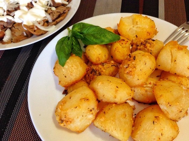 запеченный картофель по-турецки, пошаговый рецепт