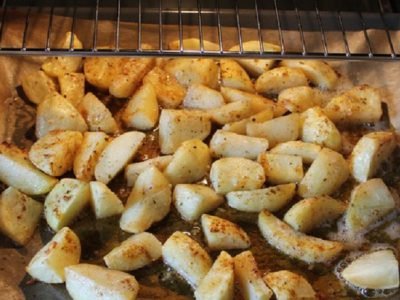 Запеченный картофель по-турецки