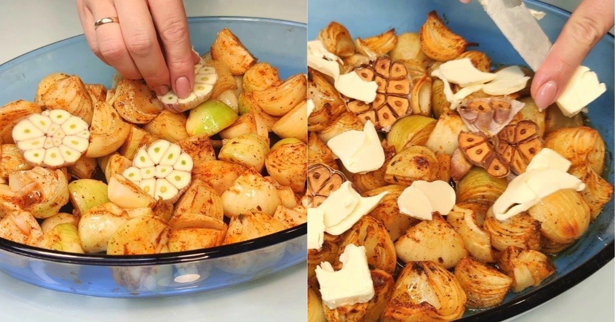 гарнир с луком