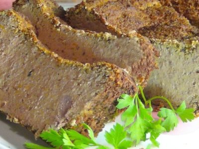 Запеченный паштет из свиной печени
