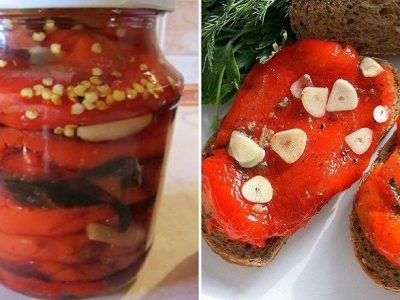 Запеченный перец в маринаде
