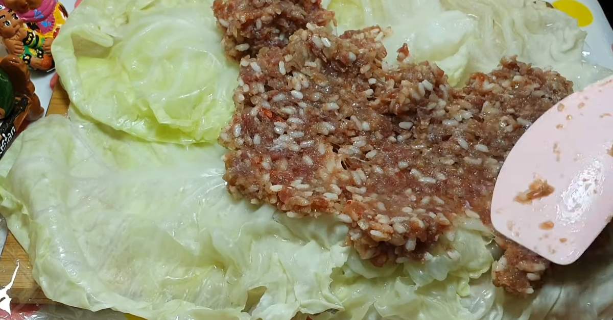 капуста с фаршем