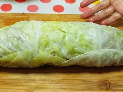 Запеченный рулет-голубец