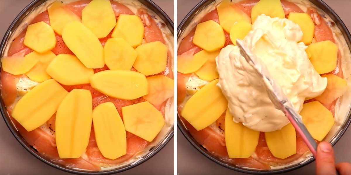 картофель с мясом