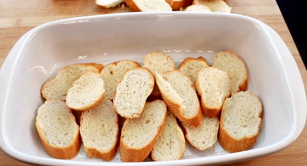 запеканка из багета с сыром