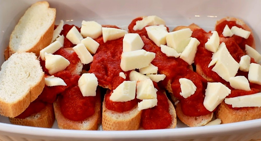 запеканка из багета с сыром