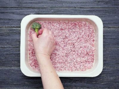 Запеканка из брокколи с рисом