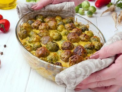Запеканка из брюссельской капусты