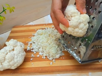 Запеканка из цветной капусты с яйцом