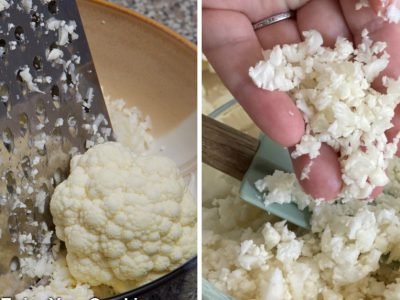 Диетическая запеканка из цветной капусты без яиц и муки