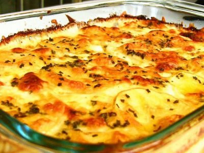 Запеканка из картофеля и сыра