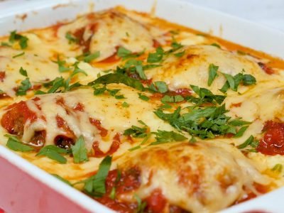 Запеканка из картофеля с тефтелями