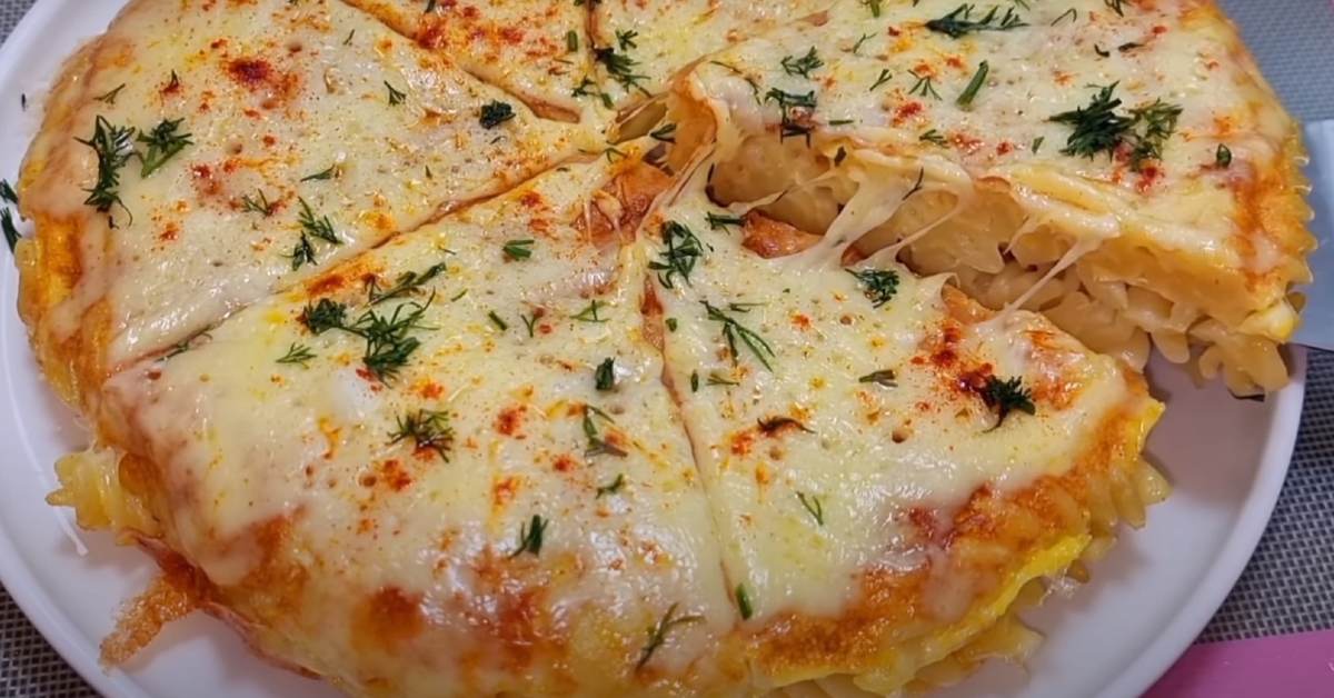 макаронный пирог