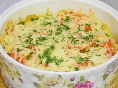 Запеканка из минтая