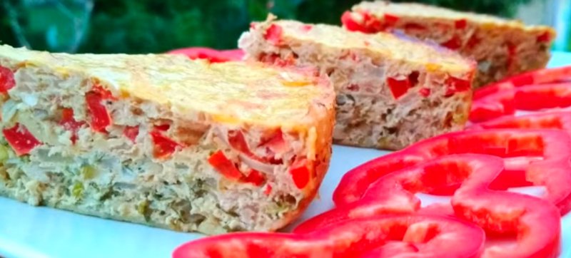 запеканка из овощей с фаршем