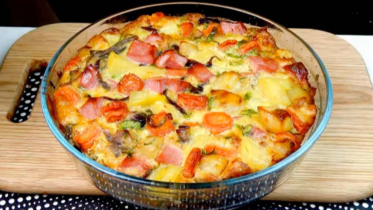 Запеканка из овощей с ветчиной: рецепт яркой закуски - Со Вкусом