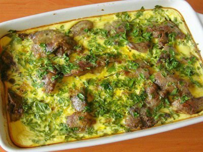 Запеканка из печени