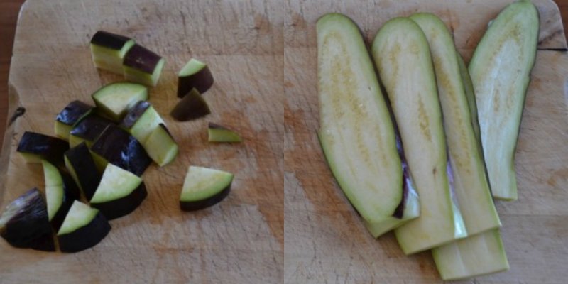 запеканка с рисом и баклажанами