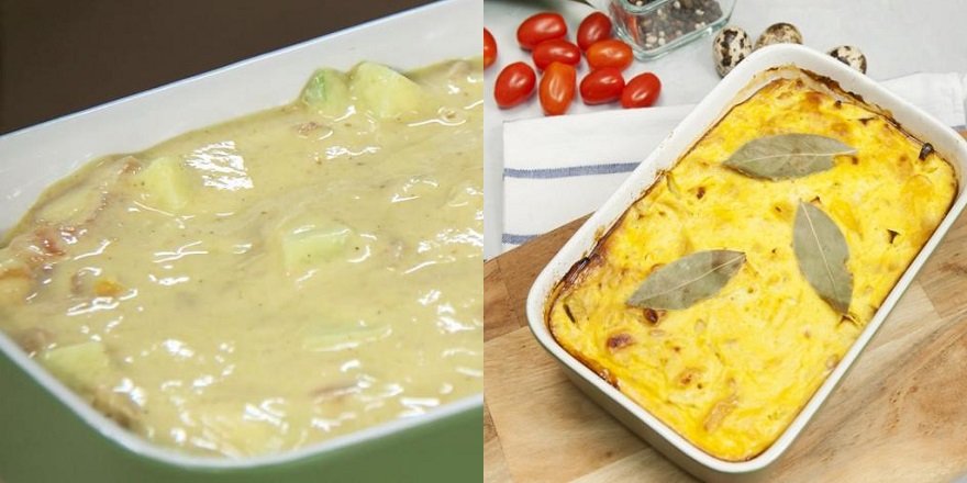 запеканка с филе индейки