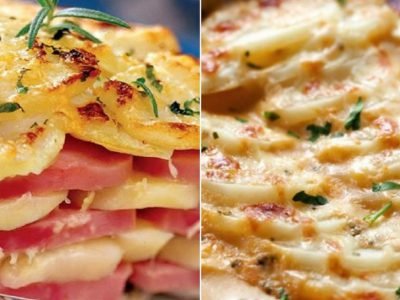 Запеканка с ветчиной