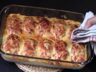 Запеканка с яйцами и сыром