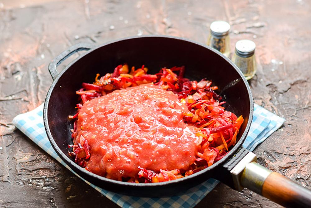 Заправка для борща: рецепт заготовки - Со Вкусом