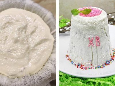 Творожная заварная пасха по-царски