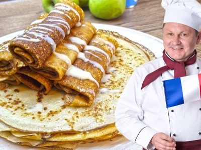 Заварные блинчики на молоке