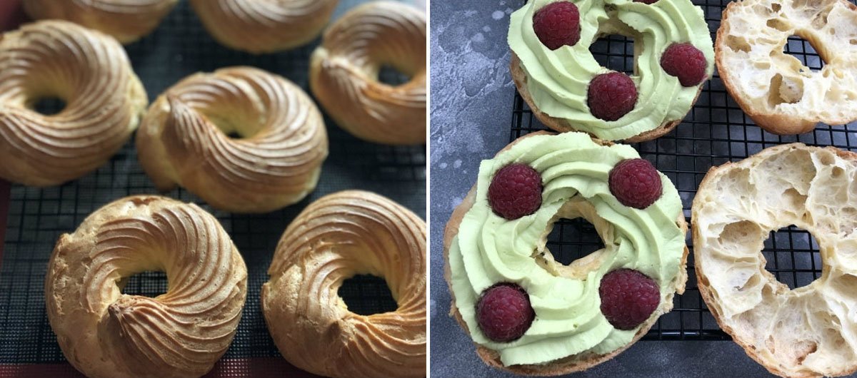 заварные кольца с начинкой