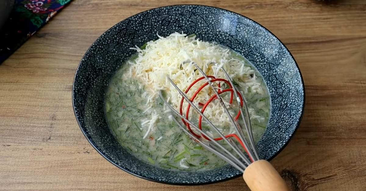 яичная масса с сыром