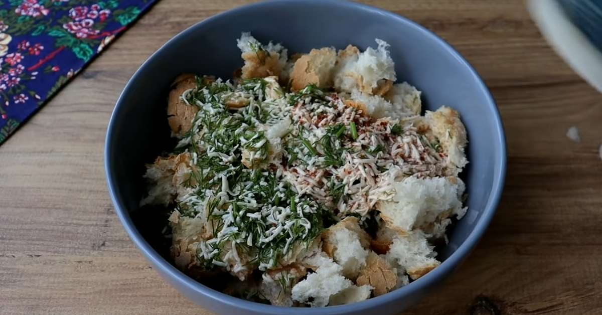 замоченный хлеб