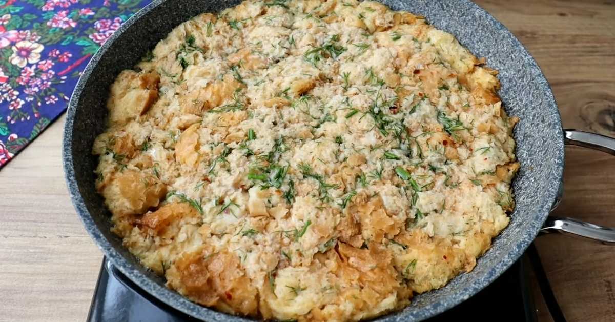 лепешка из хлеба