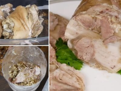 Зельц из свиной рульки