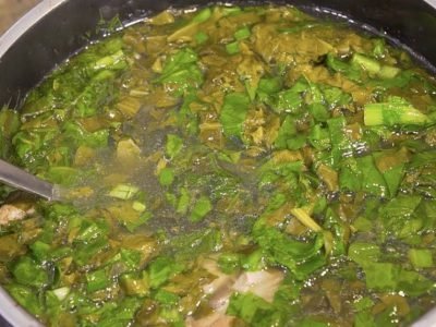 Зеленый борщ по-белорусски