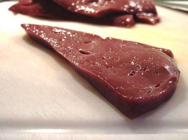 жареная говяжья печень