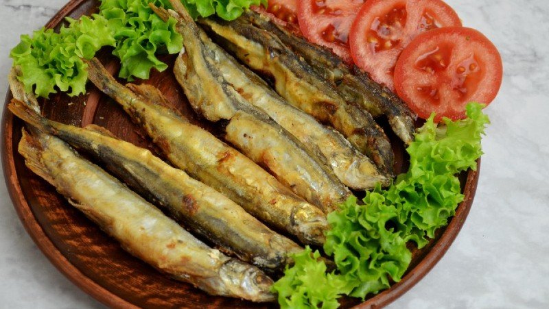 жареная мойва