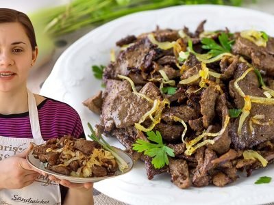 Жаренная на луке печень: трехминутный рецепт