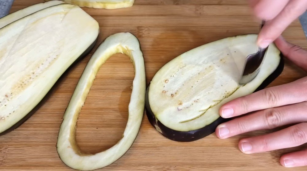 жареные баклажаны с начинкой