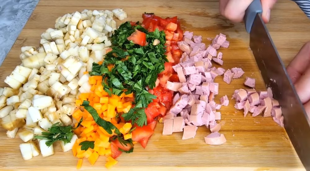 жареные баклажаны с начинкой