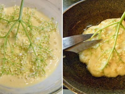 Жареные цветы бузины