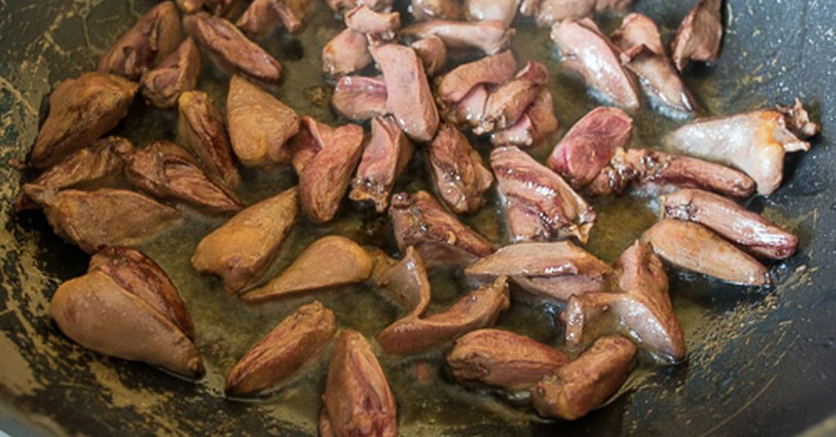 куриные сердечки к пиву