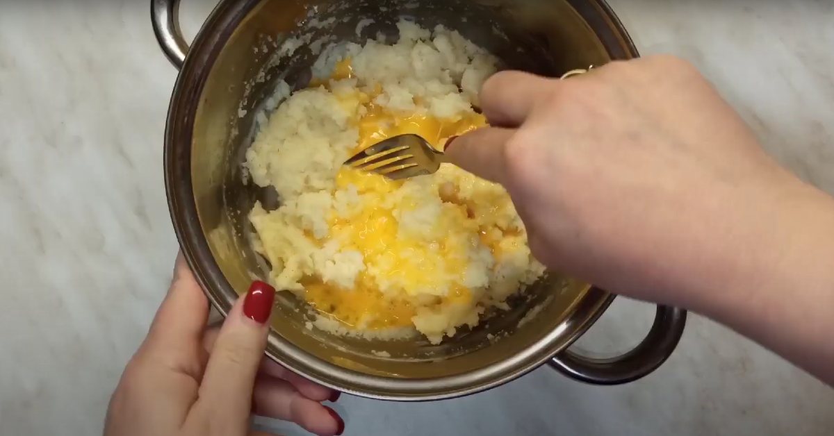 манка с яйцом