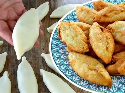 Жареные пирожки на йогурте