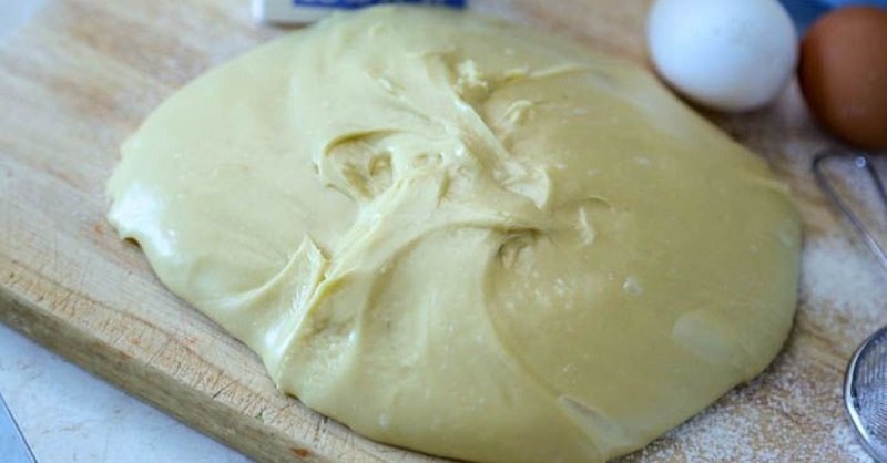 замес теста на пирожки