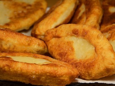 Жареные пирожки с мясом