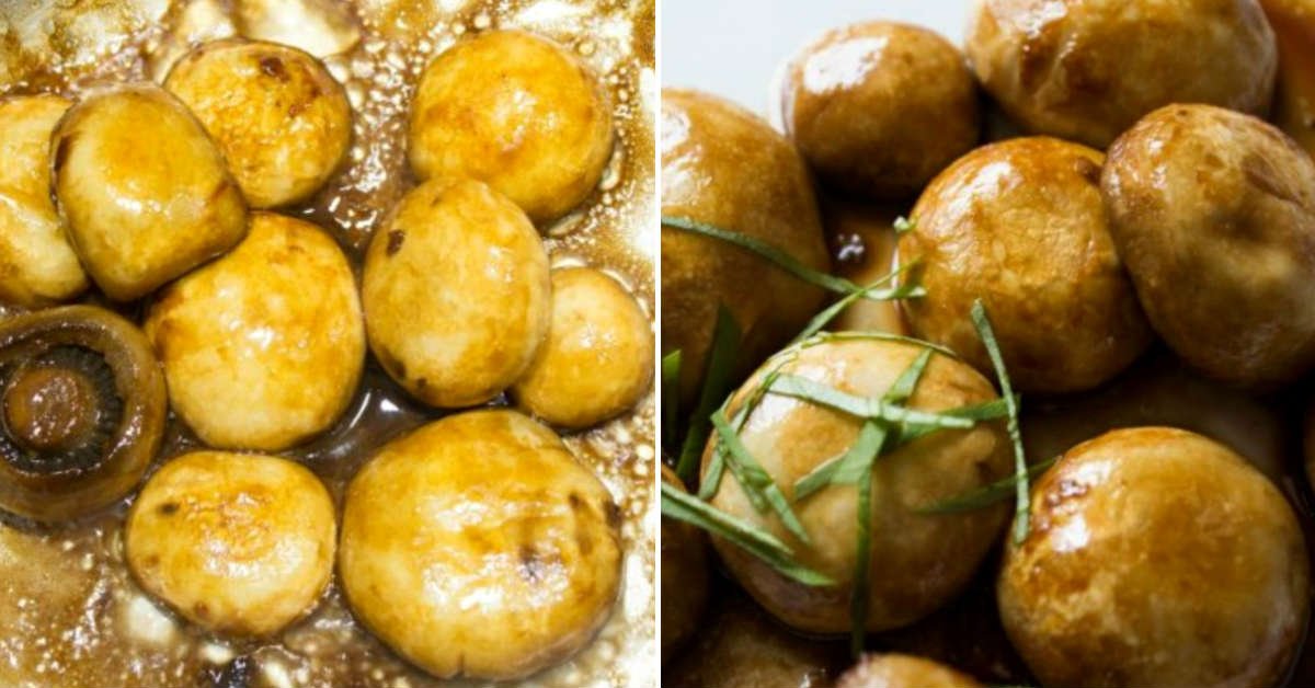 жареные шампиньоны