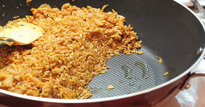Жареный рис рецепт с фото