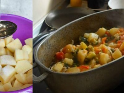 Жаркое с кабачками без обжарки