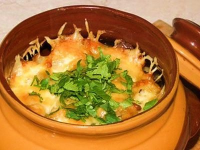 Жаркое в горшочках